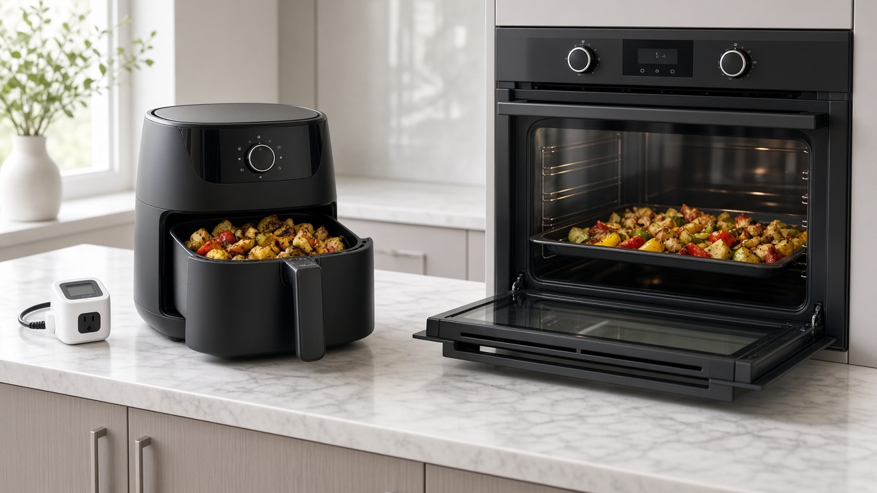 Airfryer vs cuptor clasic: consumul real de energie, calculat — și când se justifică fiecare