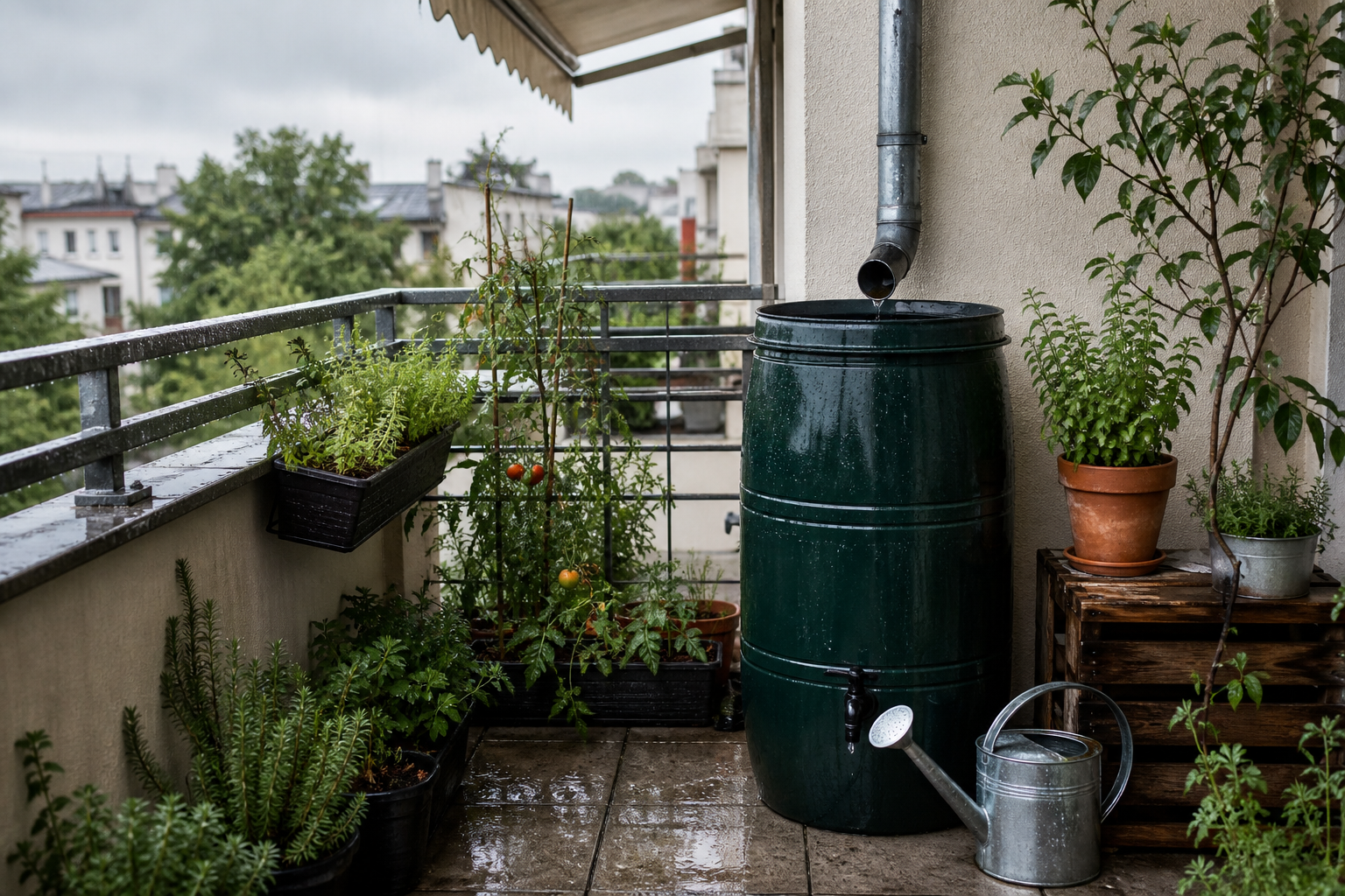 Colectarea apei de ploaie la curte sau pe balcon: ghid practic pentru începători