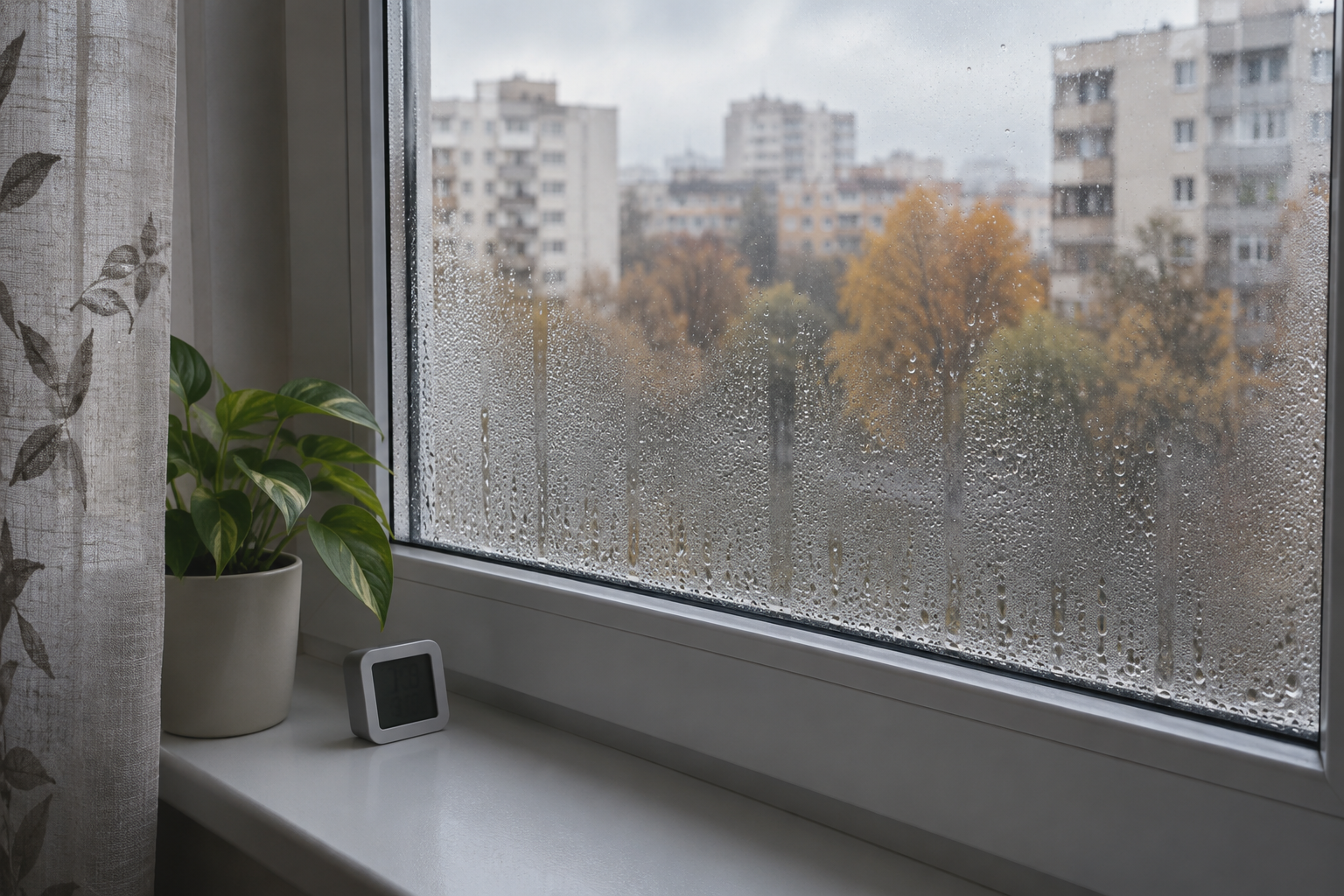 Condens pe interiorul ferestrei: ce verifici înainte să schimbi tâmplăria