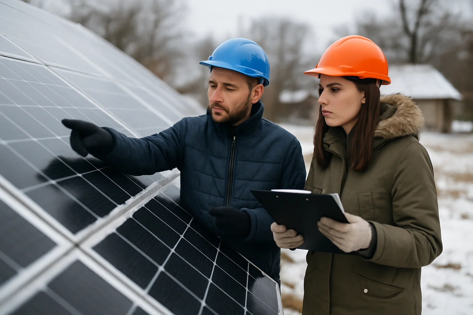 Cum să optimizezi panourile solare iarna în România