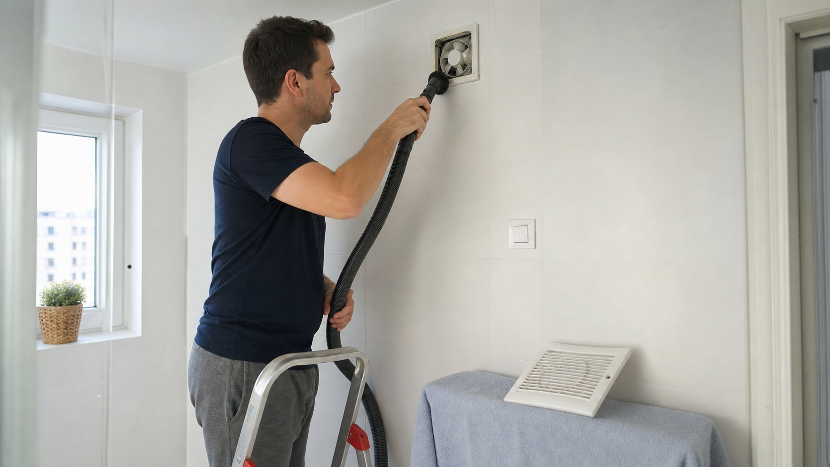 Ventilatorul de baie: cum îl cureți în siguranță și când chemi un electrician