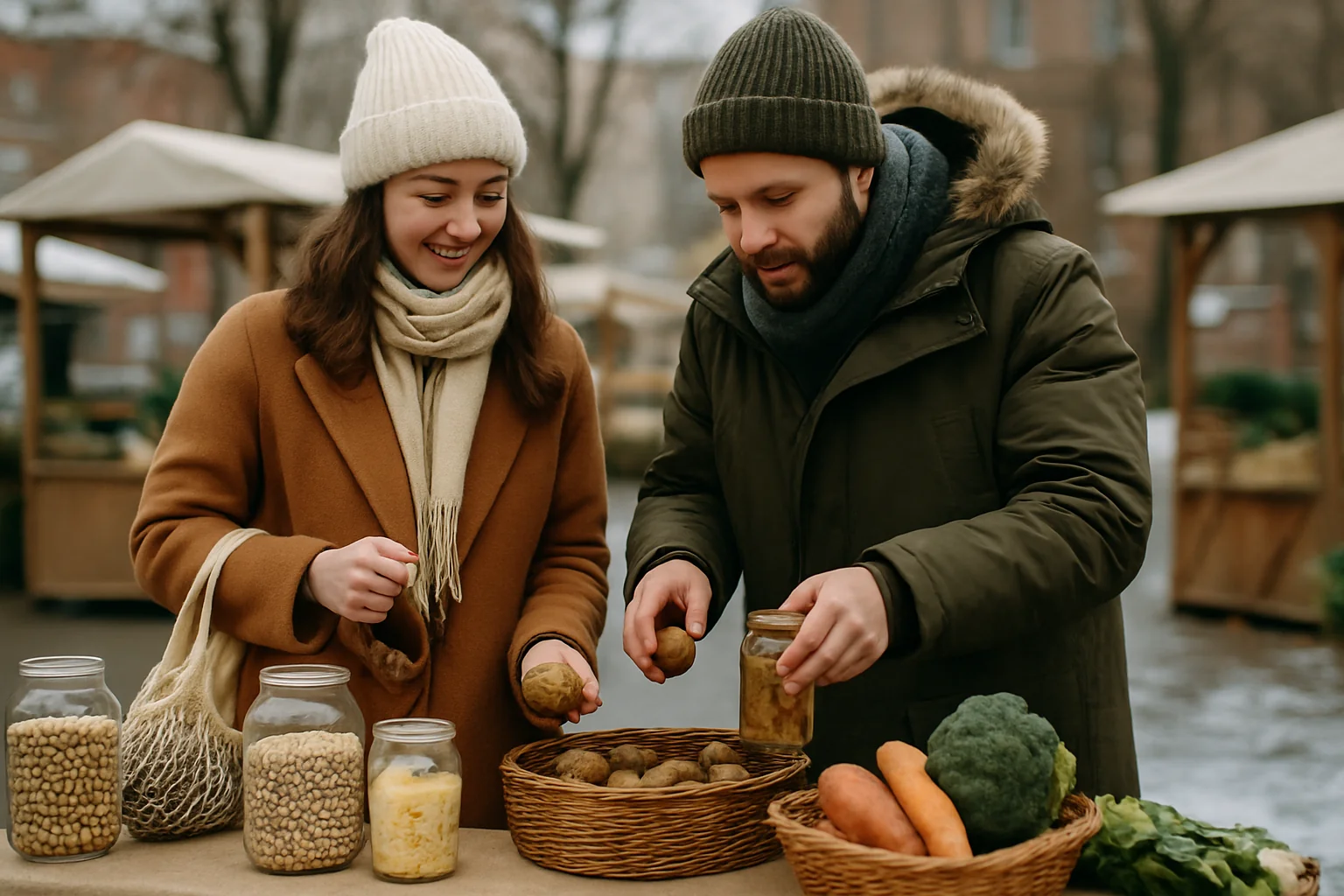 Ghid pentru cumpărături eco fără ambalaje iarna