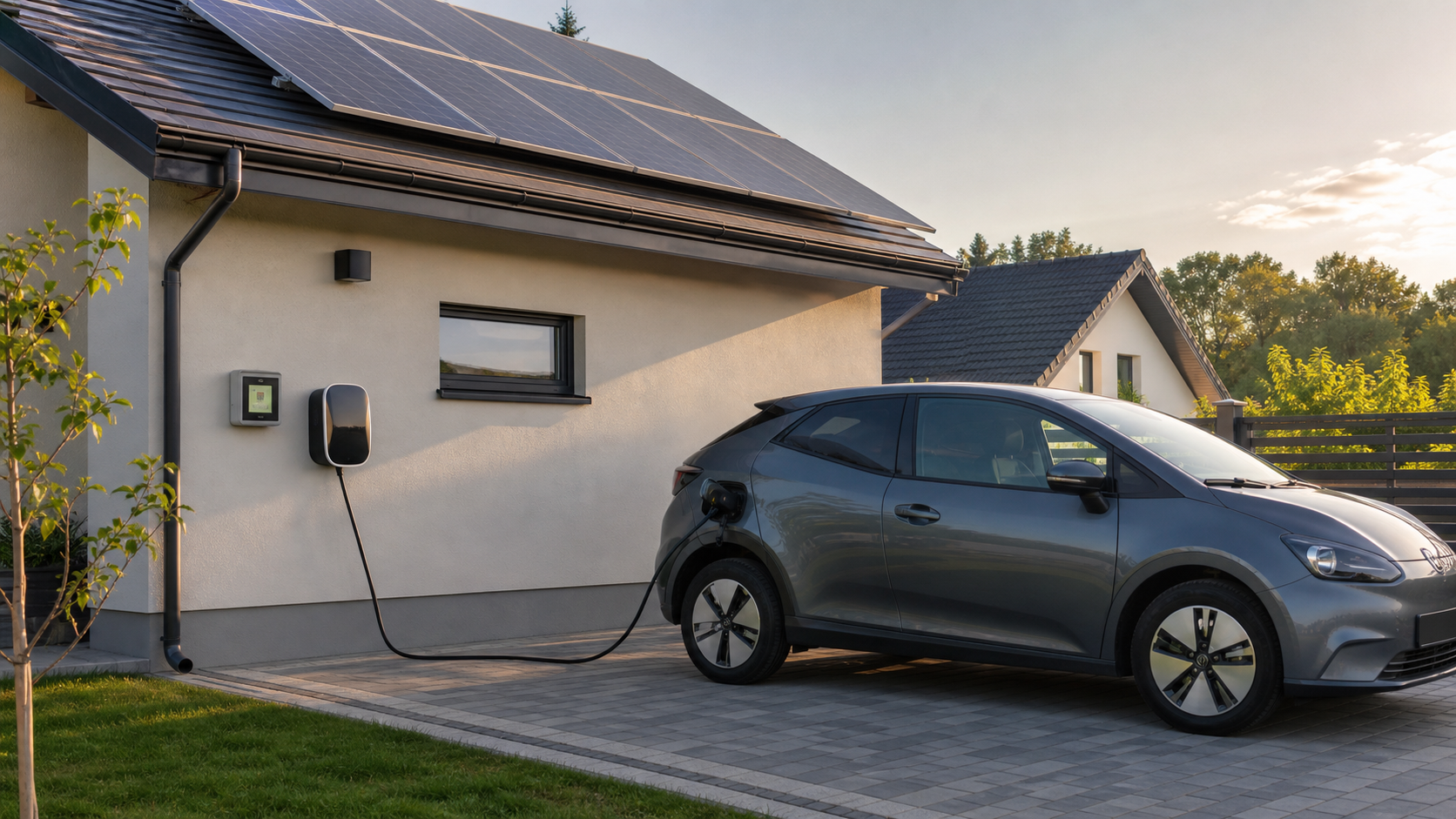 Cum încarci acasă o mașină electrică rulată: wallbox, priză, programare și panouri fotovoltaice