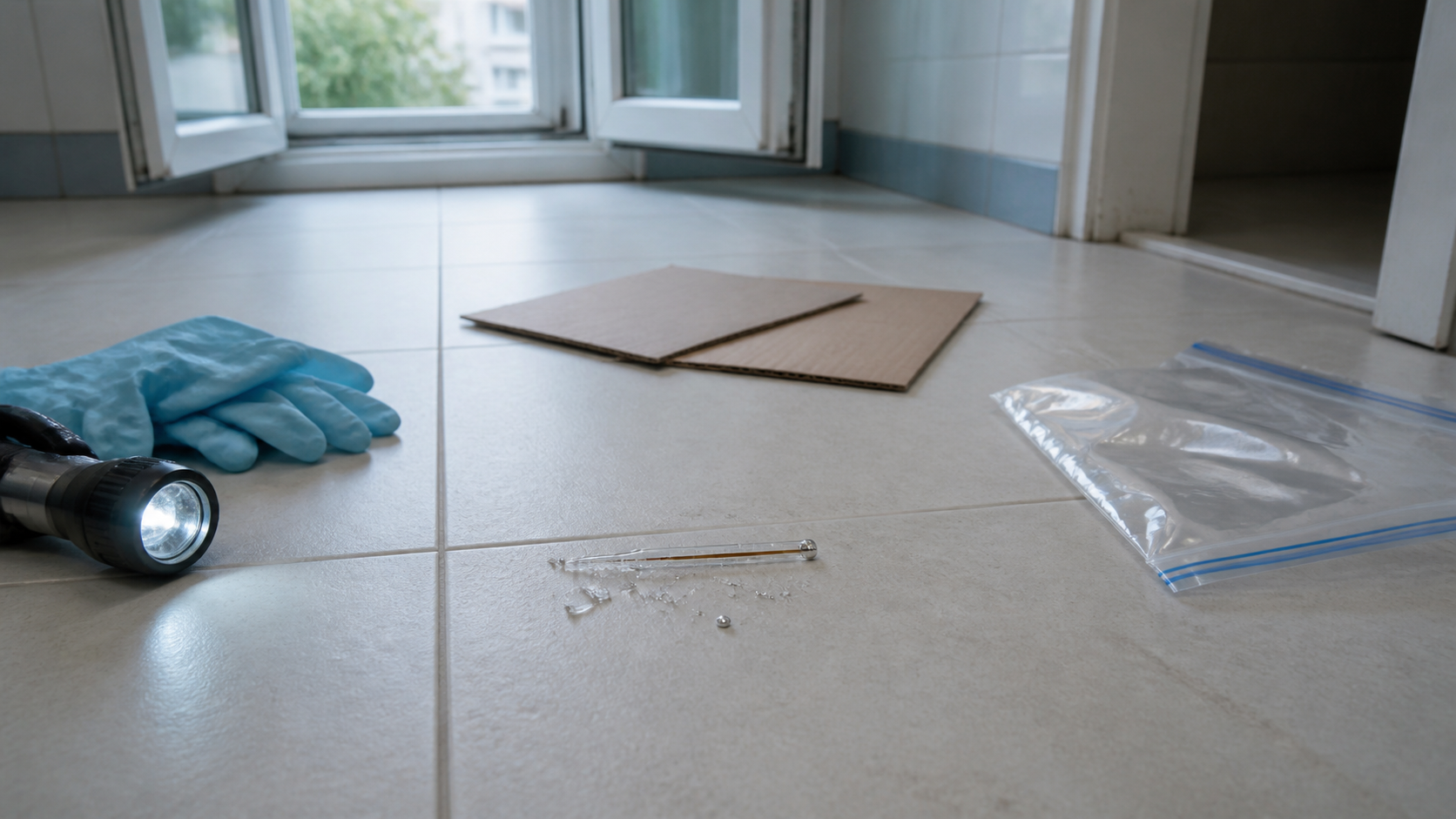 Termometru cu mercur spart: cum izolezi zona și unde predai deșeurile