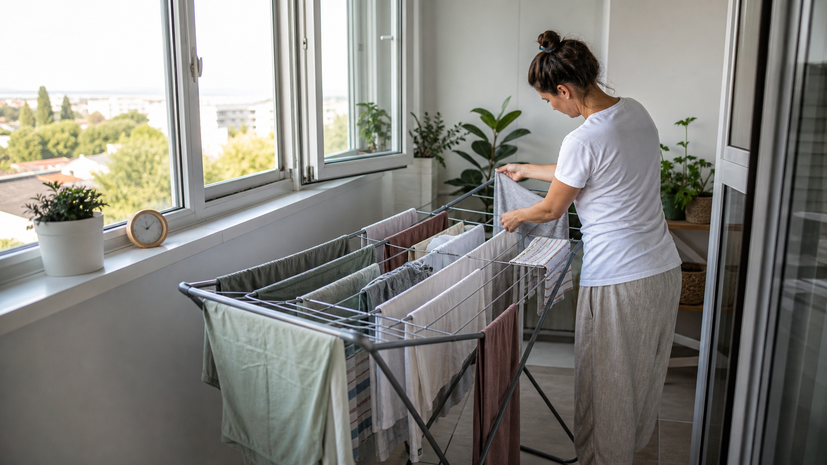Uscător de rufe vertical pentru apartament: spațiu, aerisire și încărcare
