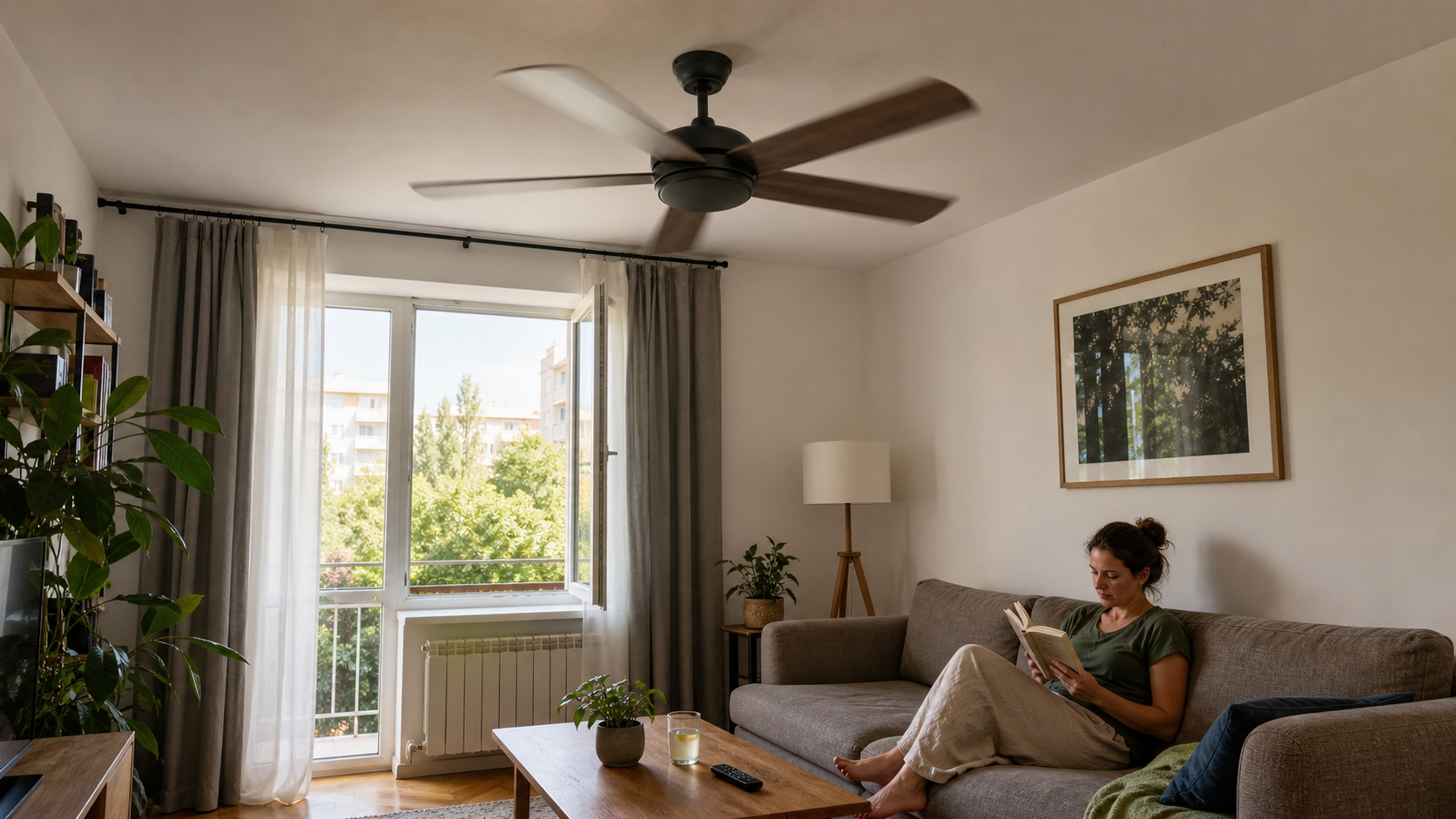 Ventilatorul de tavan vara: sensul de rotație, reglajul și consumul